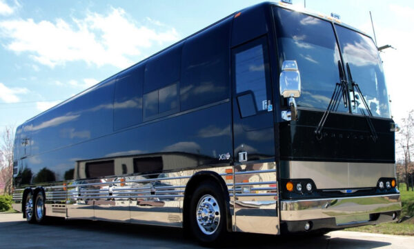 Wisdom Tour Bus Rental Exterior