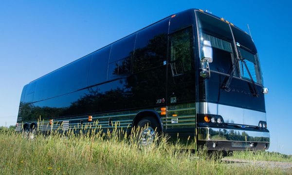 Shocker entertainer tour bus