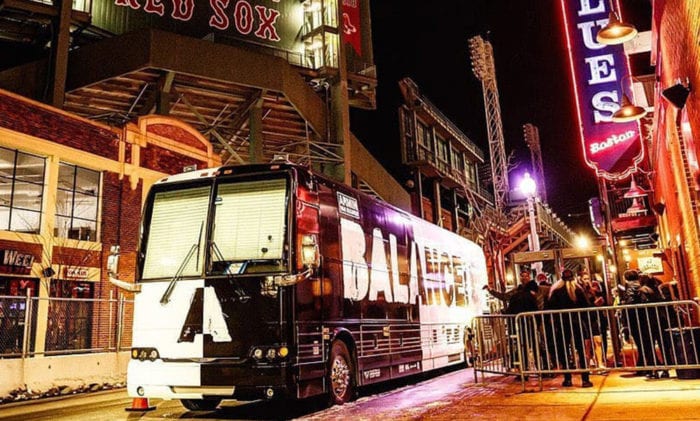 band tour bus rental