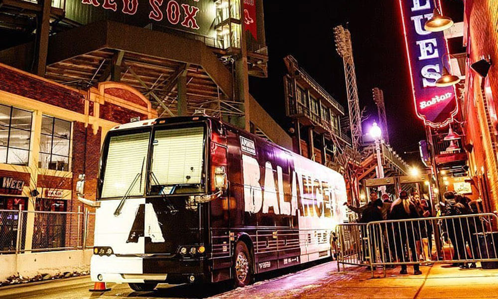 musical acts tour bus
