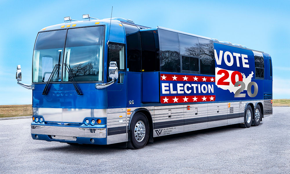 political tour bus