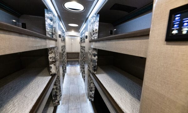 Tin Man tour bus bunks