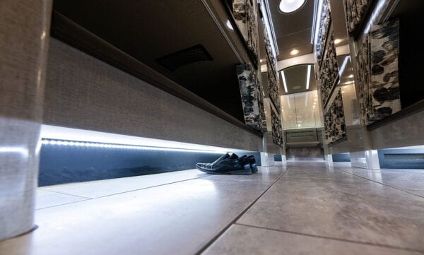 Tin Man tour bus bunks