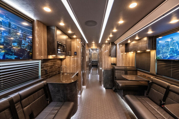 Entertainer Tour Bus Front Lounge Betty White