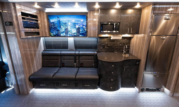 Tour Bus Interior Lounge