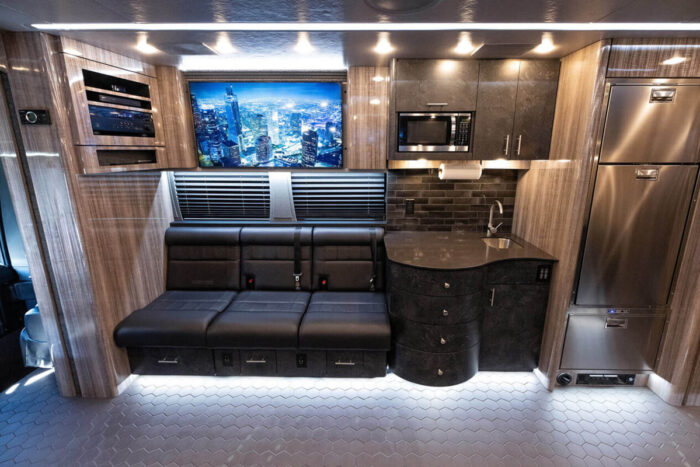 Tour Bus Front Lounge
