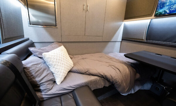 Wicked Tour Bus Back Lounge