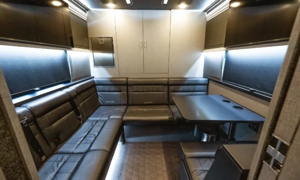 Wicked Tour Bus Back Lounge