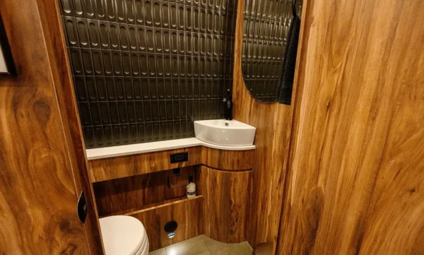 Sandman Entertainer Tour Bus Restroom
