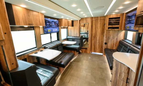 Sandman Tour Bus Leasing Main Lounge