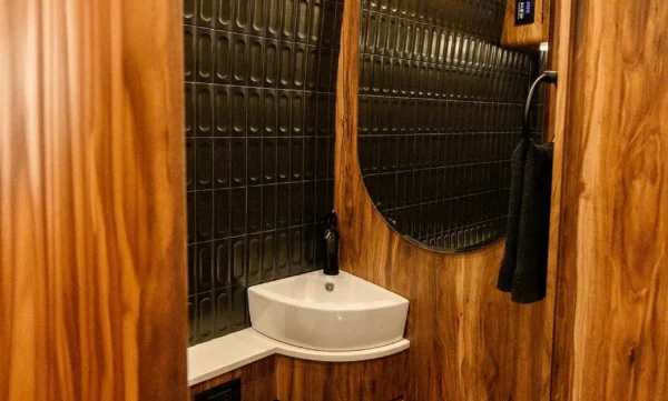 Sandman Tour Bus Restroom